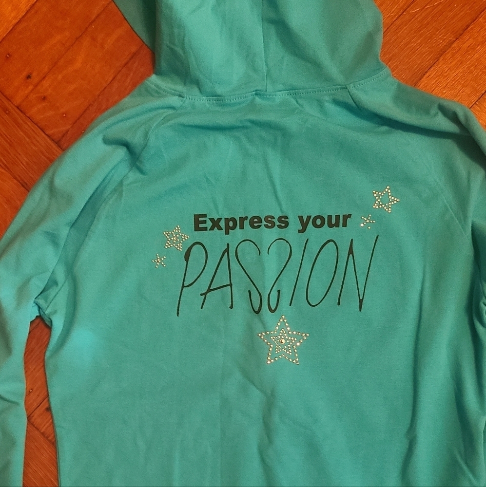 SHADES OF LOVE YOGA JACKET W HOOD MY CLOTHING LINE Hp🔥🔥🔥🔥 - Picture 3 of 5